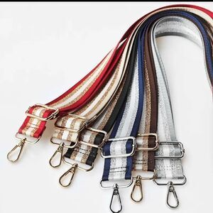 Replacement strap for bag, wide shoulder strap, adjustable canvas straps